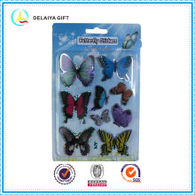 Adhesivo de promoción hermosa Adhesivo de mariposa 3D para decoración del hogar